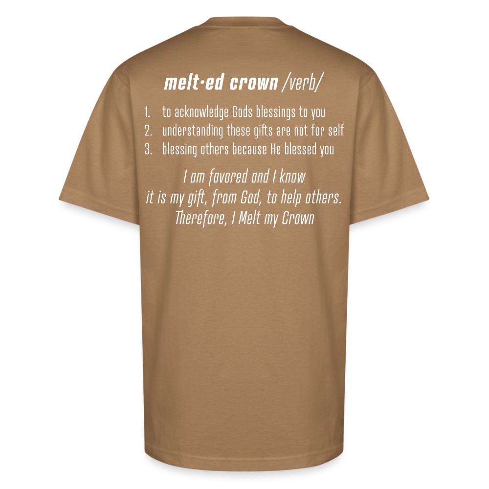 MC Def Unisex Oversized Heavyweight T-Shirt - khaki