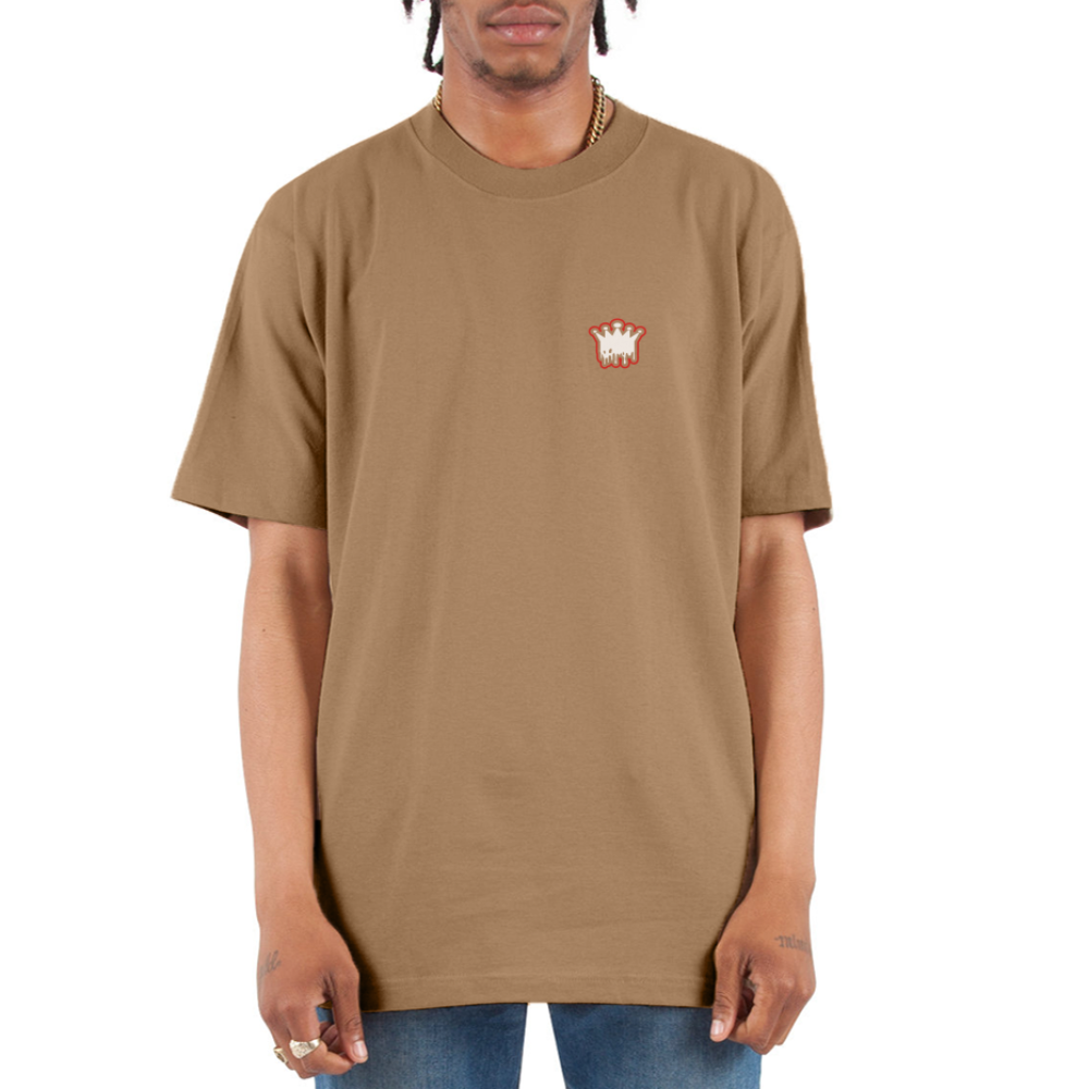 MC Fear God Unisex Oversized Heavyweight T-Shirt - khaki