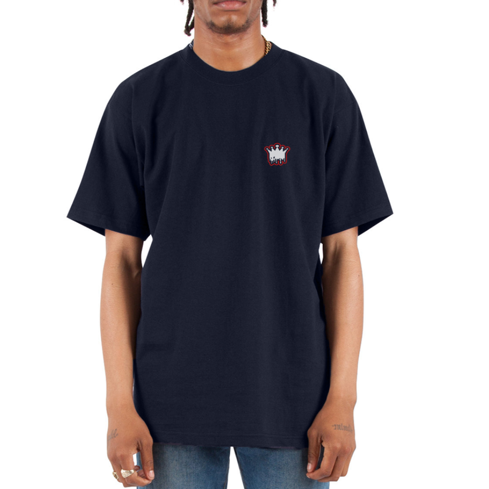 MC Fear God Unisex Oversized Heavyweight T-Shirt - navy