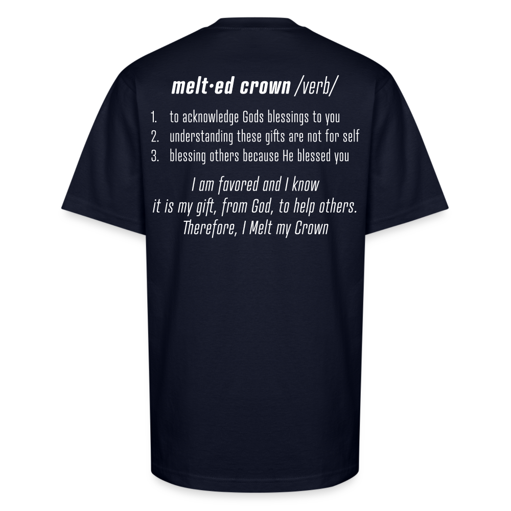 MC Def Unisex Oversized Heavyweight T-Shirt - navy